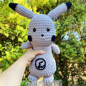 Rare 15" Fragment x Pokemon Inspired Pikachu Crochet Plush